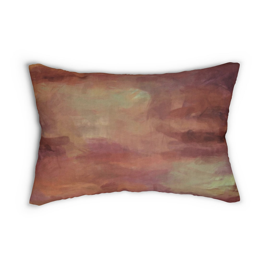 Lumbar rectangle throw pillow