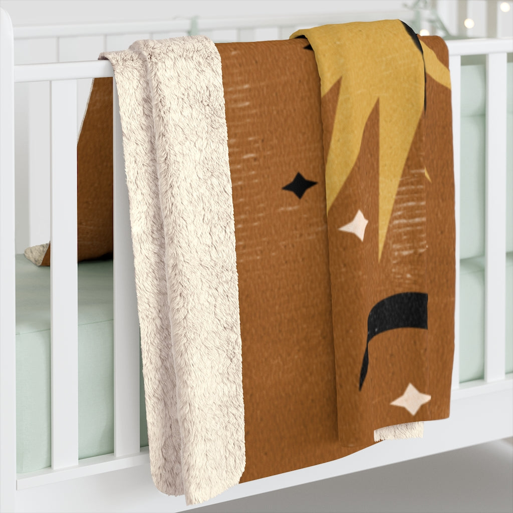 Brown Black, Bohemian Blanket