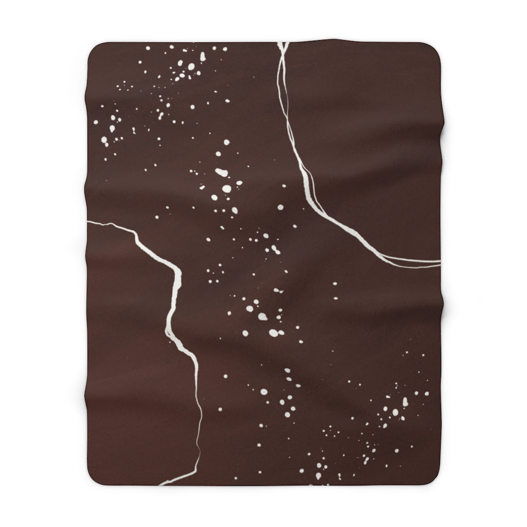 sherpa fleece throw blanket