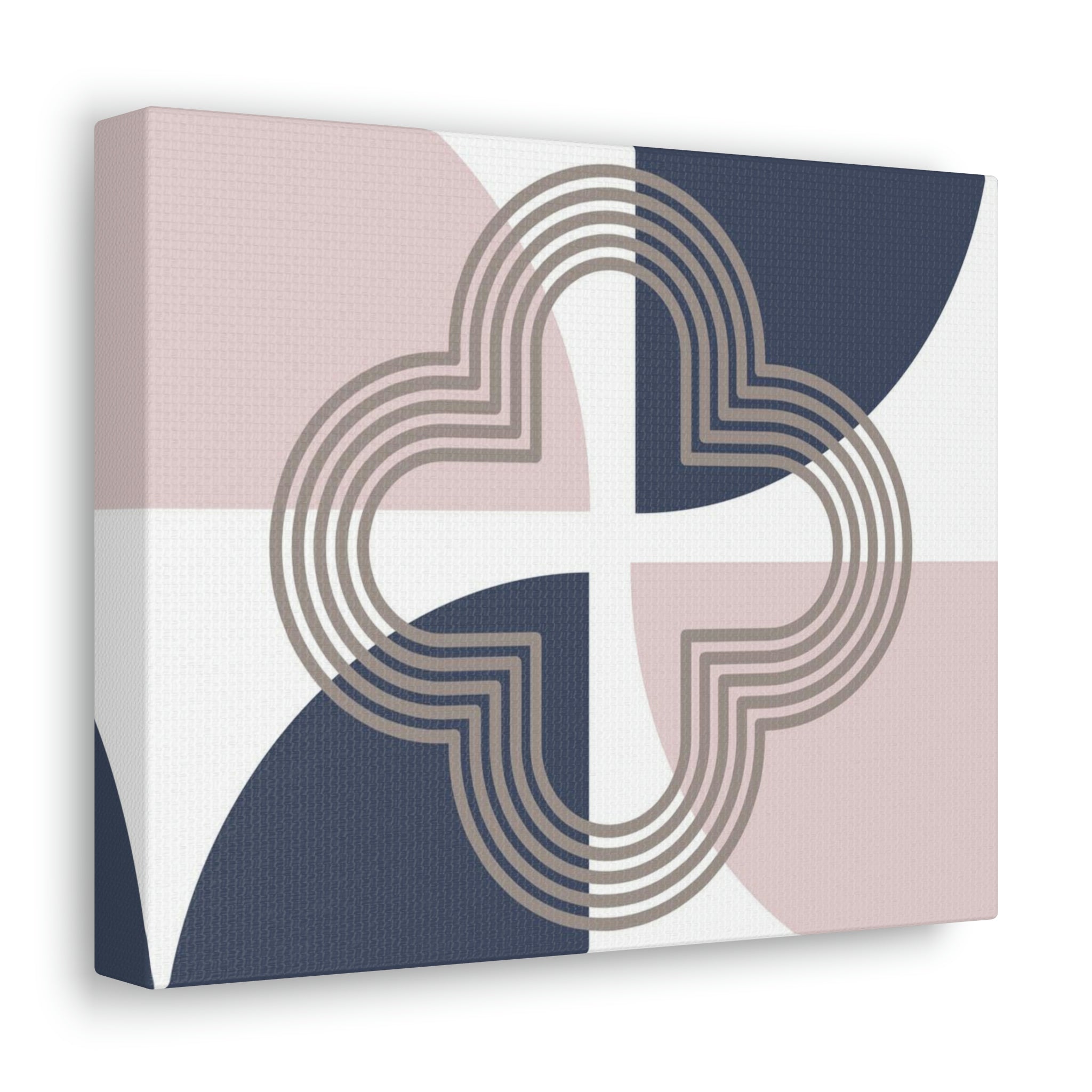 Mid Century Canvas Wall Art | Geometric