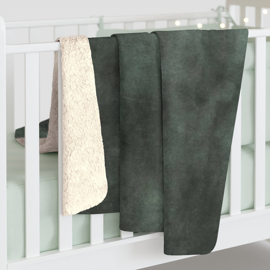 Gradient Comfy Blanket | Smokey Green