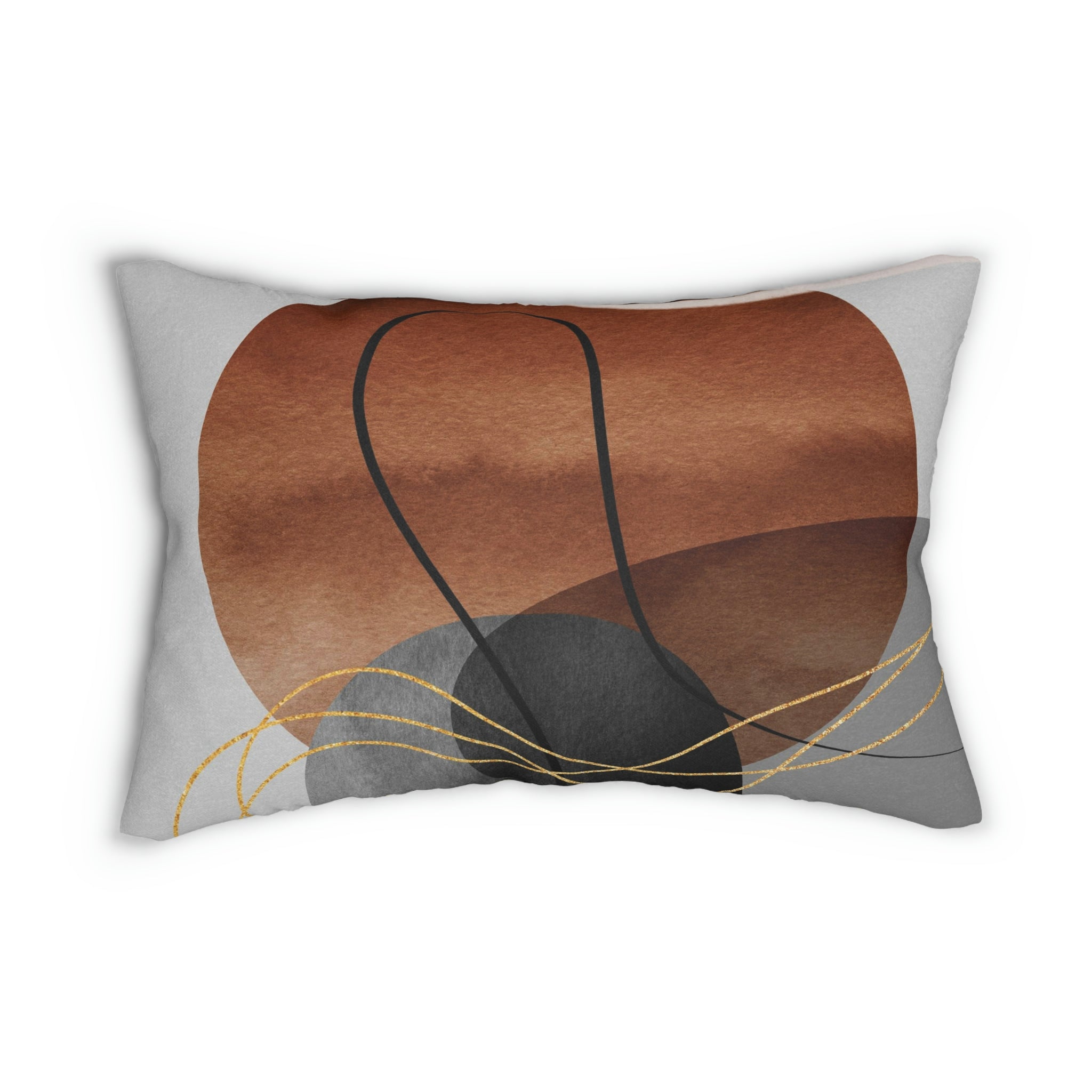 Lumbar rectangle throw pillow