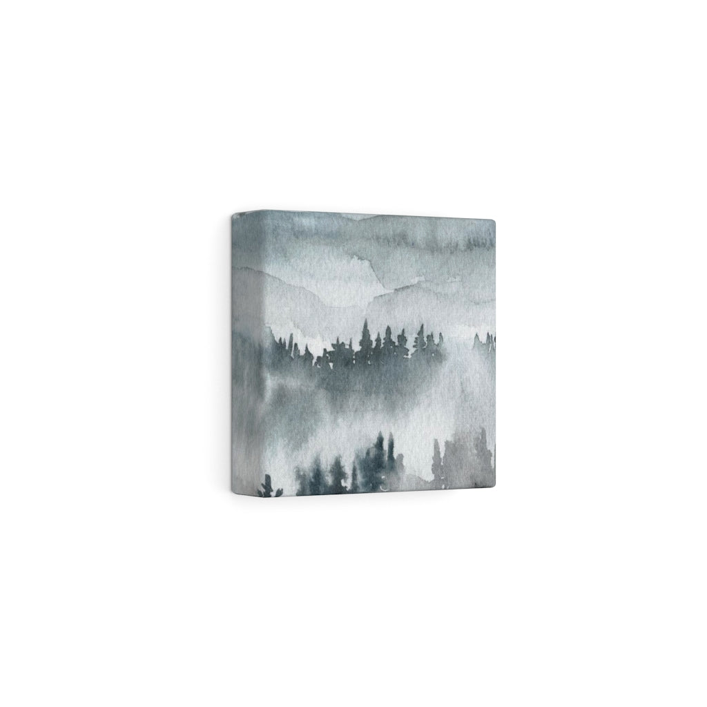 Nature Wall Canvas Art | Gray Woodlands