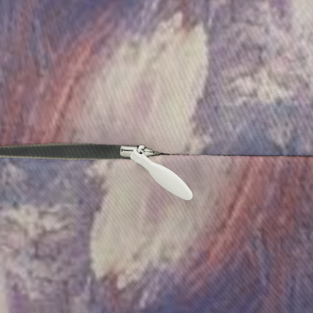 Abstract Boho Lumbar Pillow | Purple Blush Pink