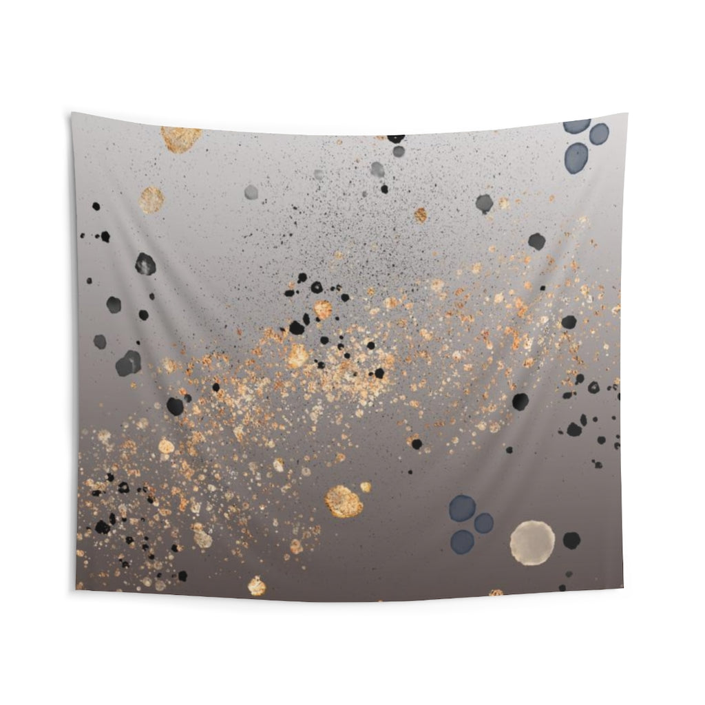 Abstract Tapestry | Grey Brown Beige Ombre