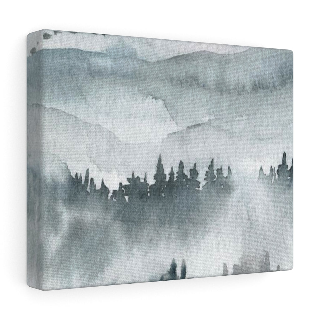 Nature Wall Canvas Art | Gray Woodlands