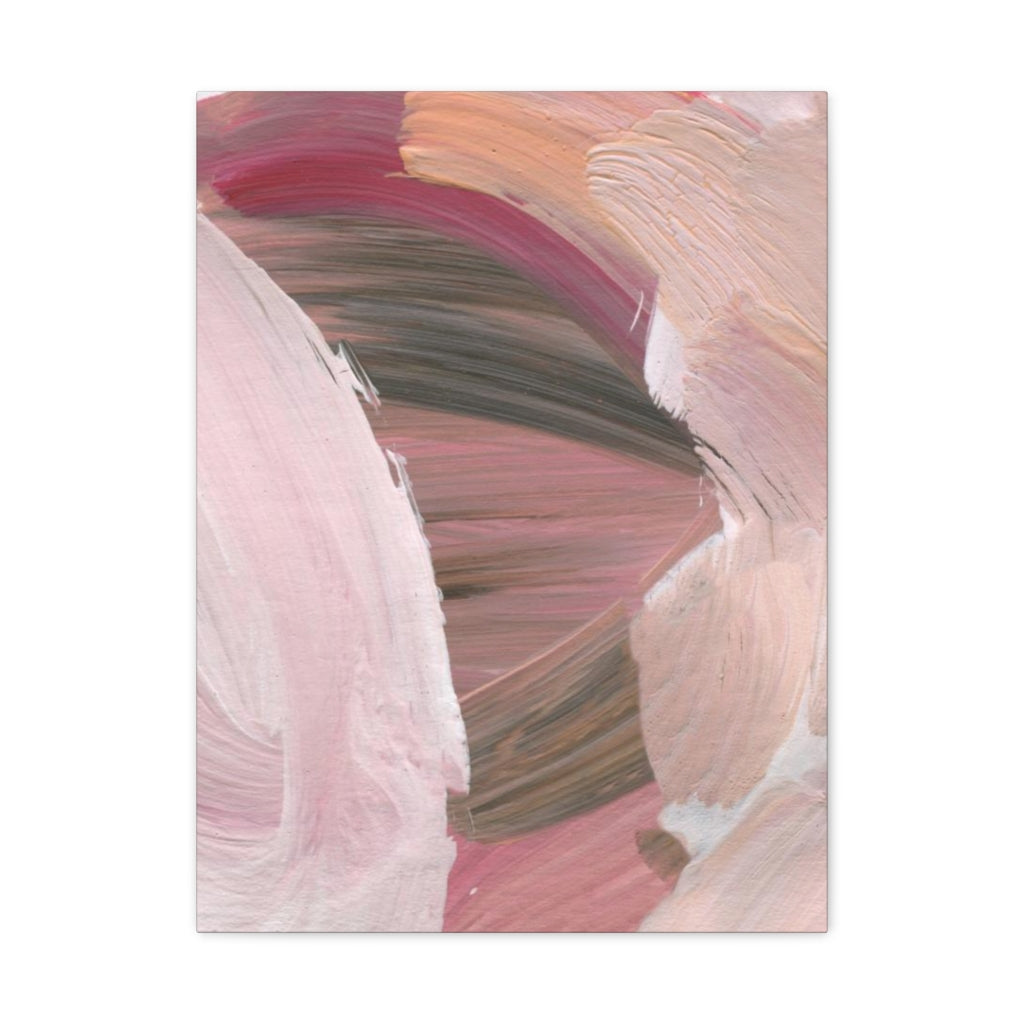 Abstract Canvas Wall Art | Blush Pink