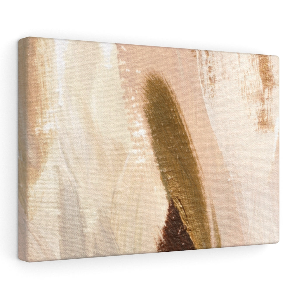Abstract Canvas Art | Brown White Cream Beige