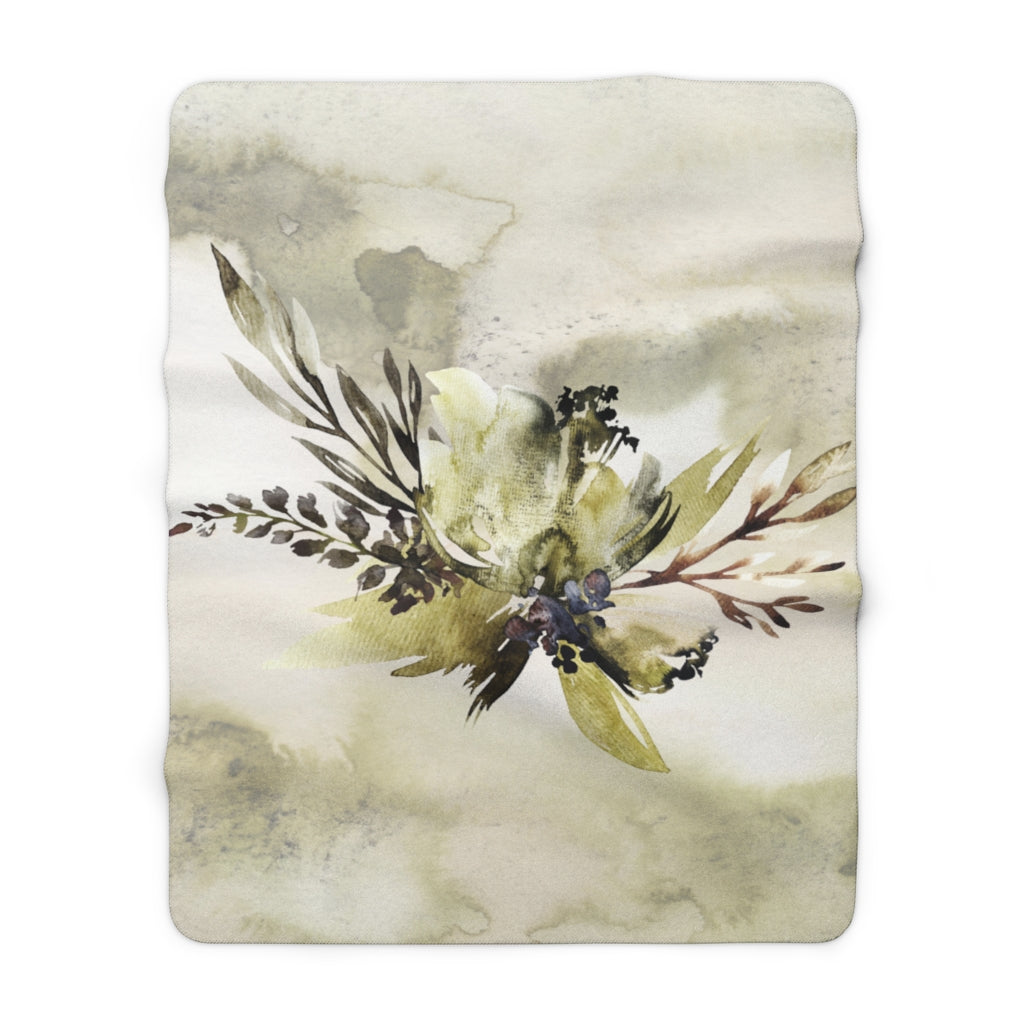 sherpa fleece throw blanket