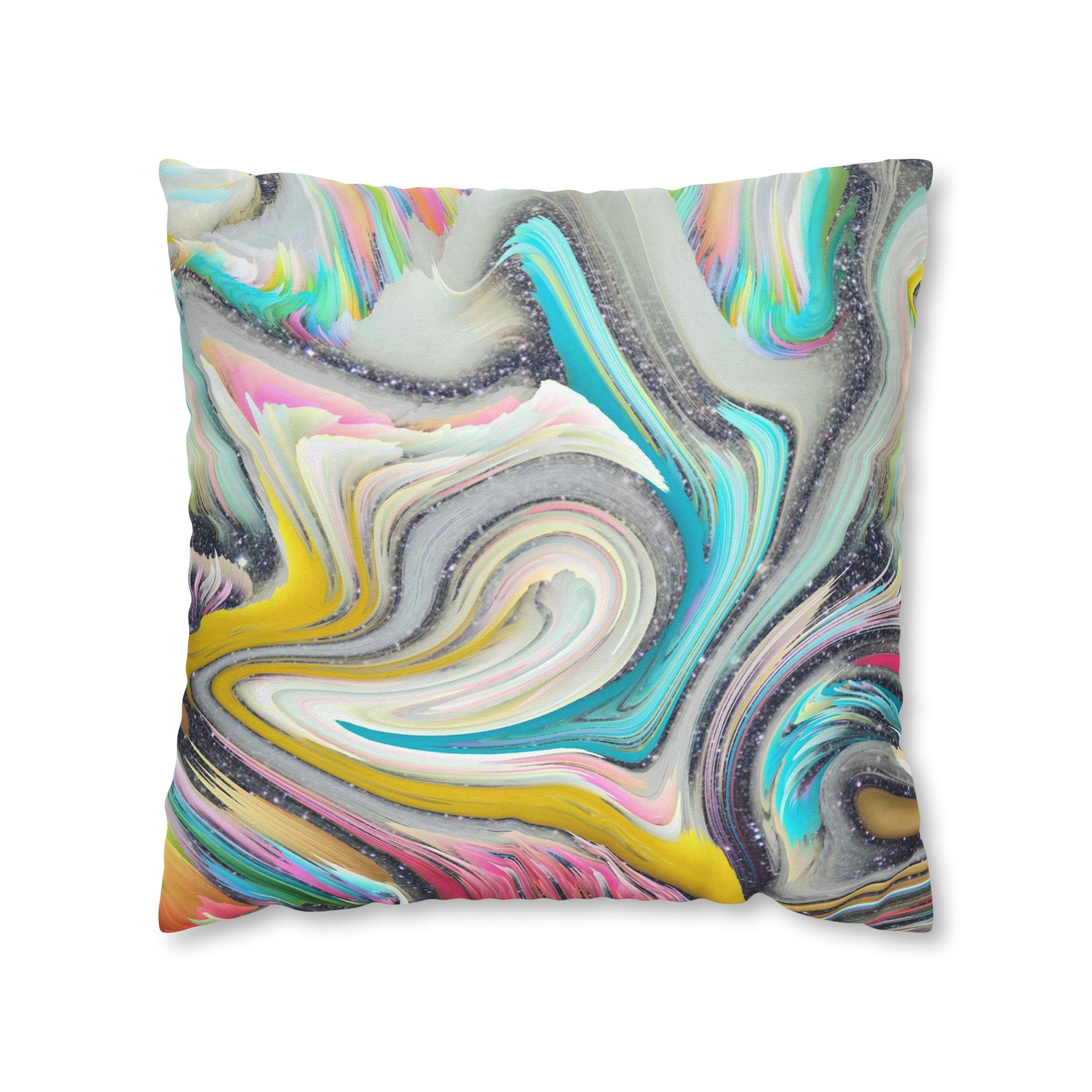 Abstract Pillow Cover | Funky Colorful