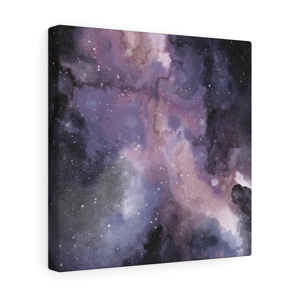 MYSTICAL WALL CANVAS ART | Black Purple Pink White