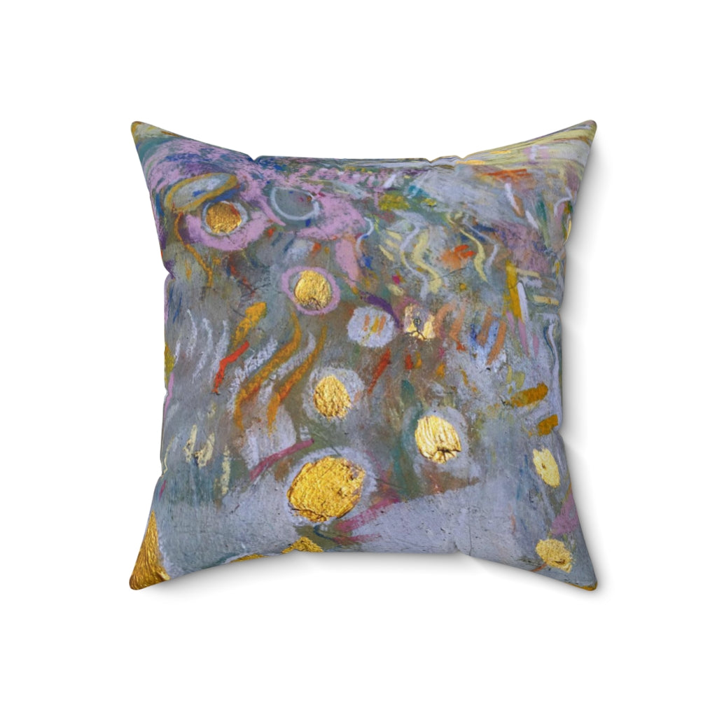 Abstract Pillow Cover | Pink Lavender
