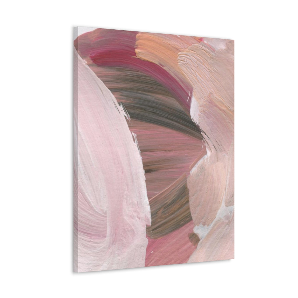 Abstract Canvas Wall Art | Blush Pink
