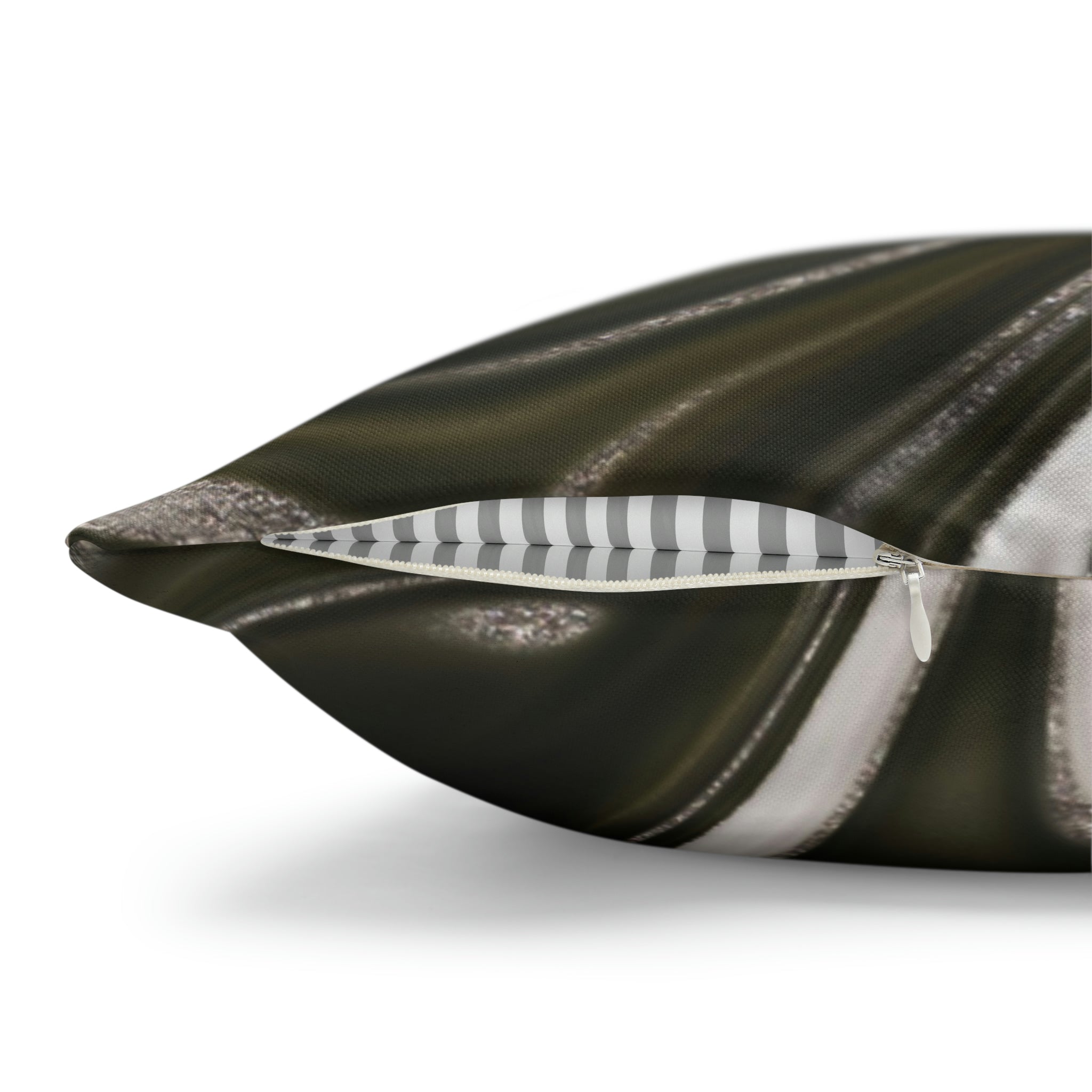 Abstract Boho Pillow Cover | Grey Mint Green | Watercolor