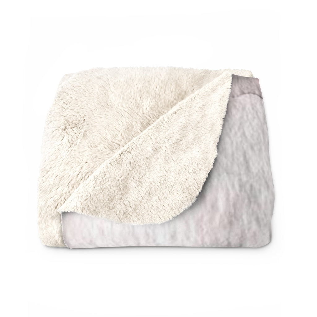 Abstract Comfy Blanket | Pink Purple Ombre