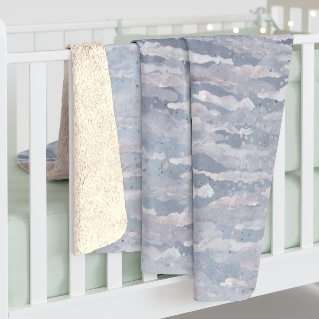 Clouds Comfy Blanket | Blue Ombre