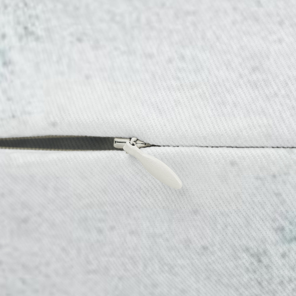 Whimsical Lumbar Pillow | Ombre Indigo Blue Forest