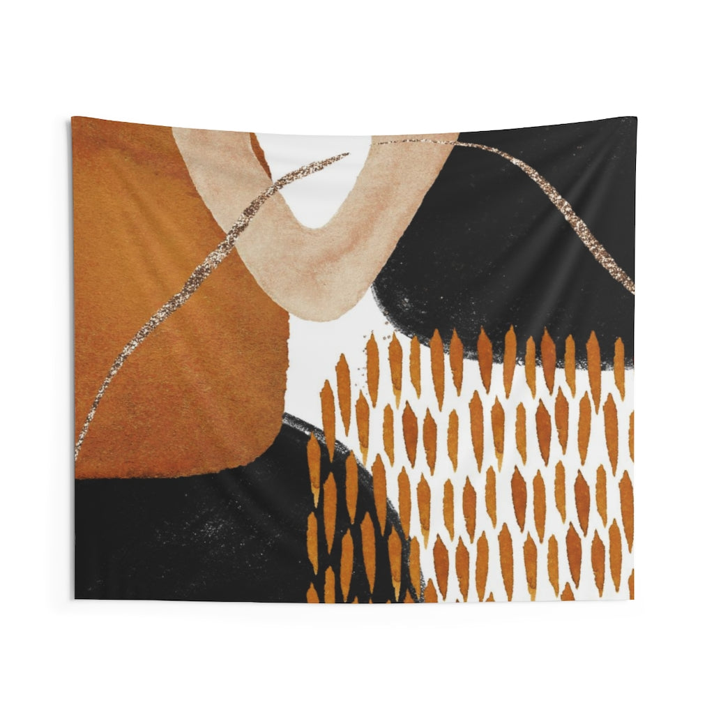 Abstract Tapestry | Yellow Rust Black Gold