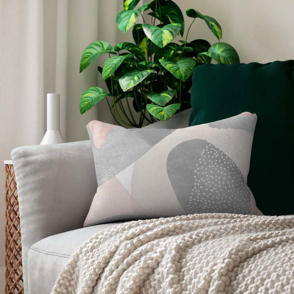 Lumbar rectangle throw pillow