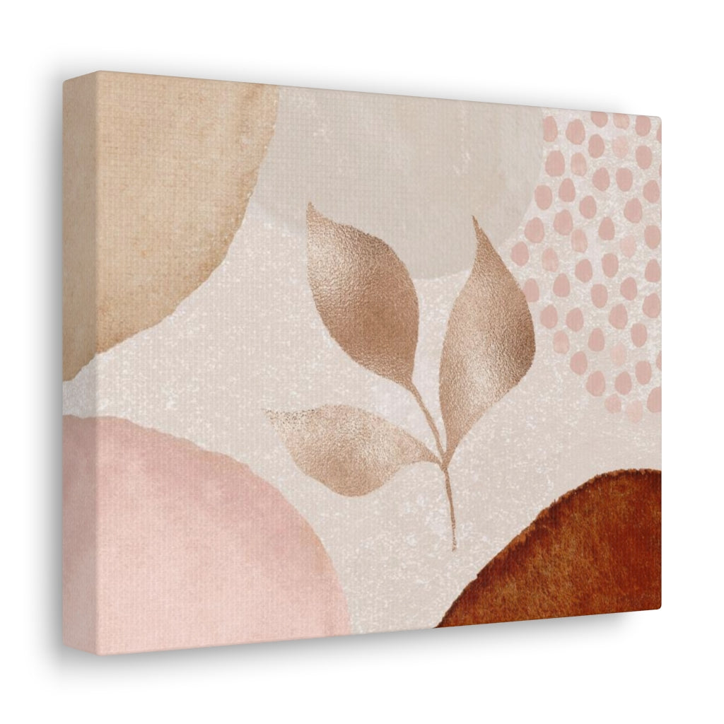 Abstract Canvas Wall Art | Blush Pink Floral