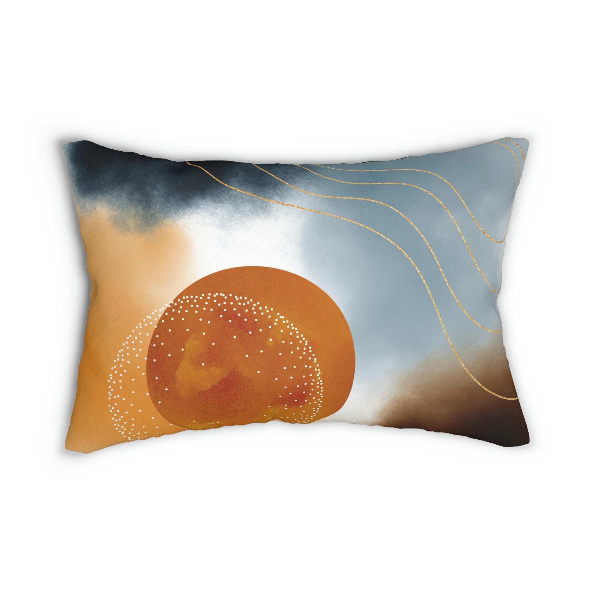 Lumbar rectangle throw pillow