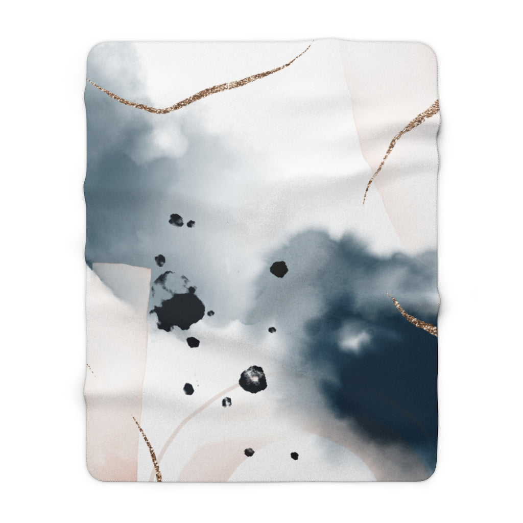 sherpa fleece throw blanket