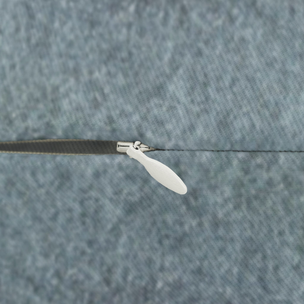 Whimsical Boho Lumbar Pillow | Grey Green Forest