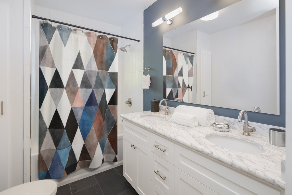 Mosaic Abstract Shower Curtain