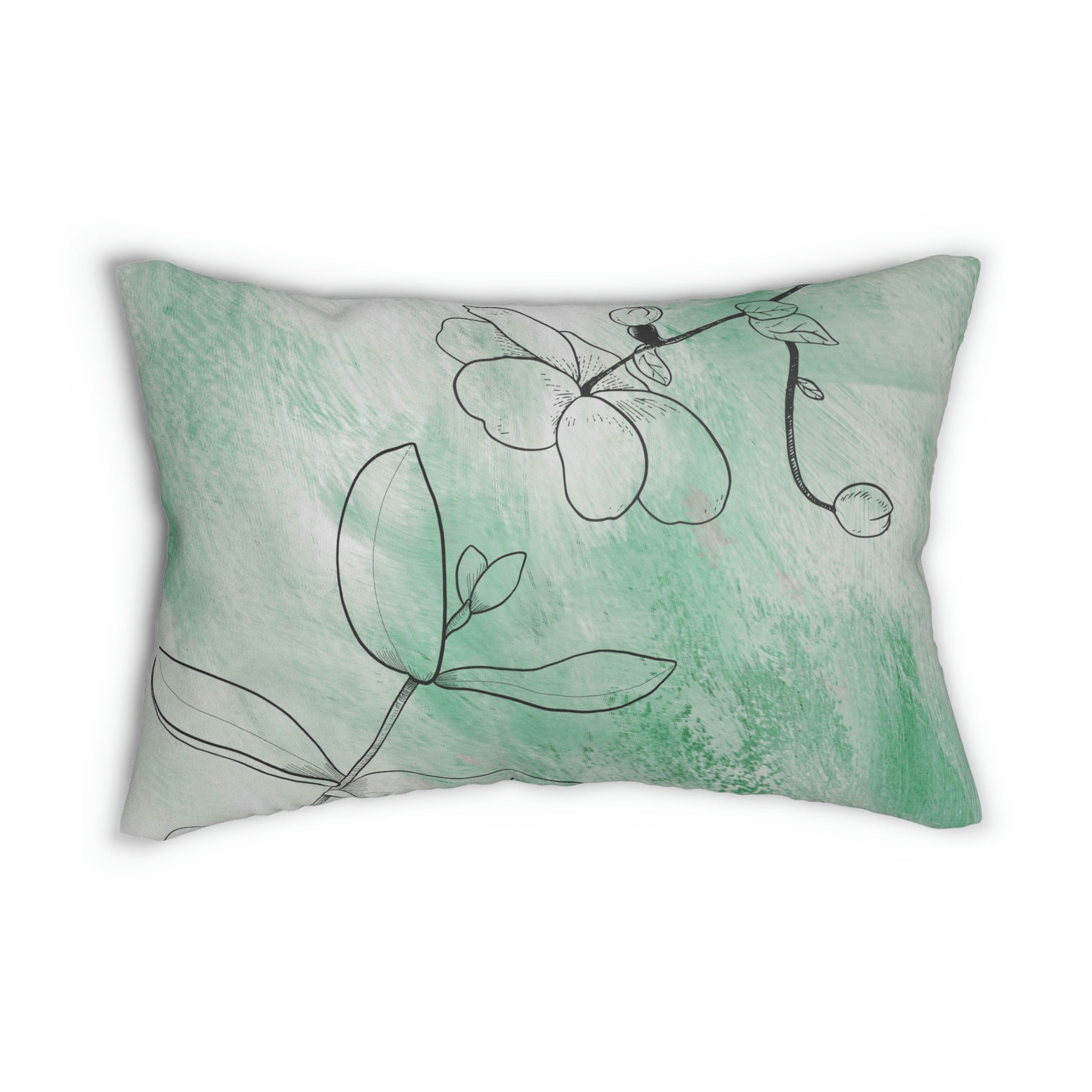 Lumbar rectangle throw pillow