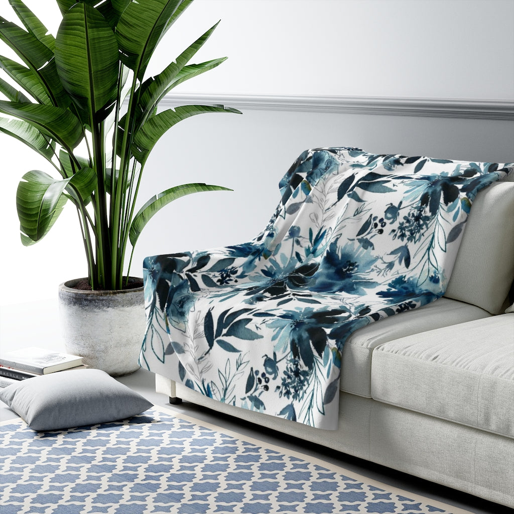 sherpa fleece throw blanket