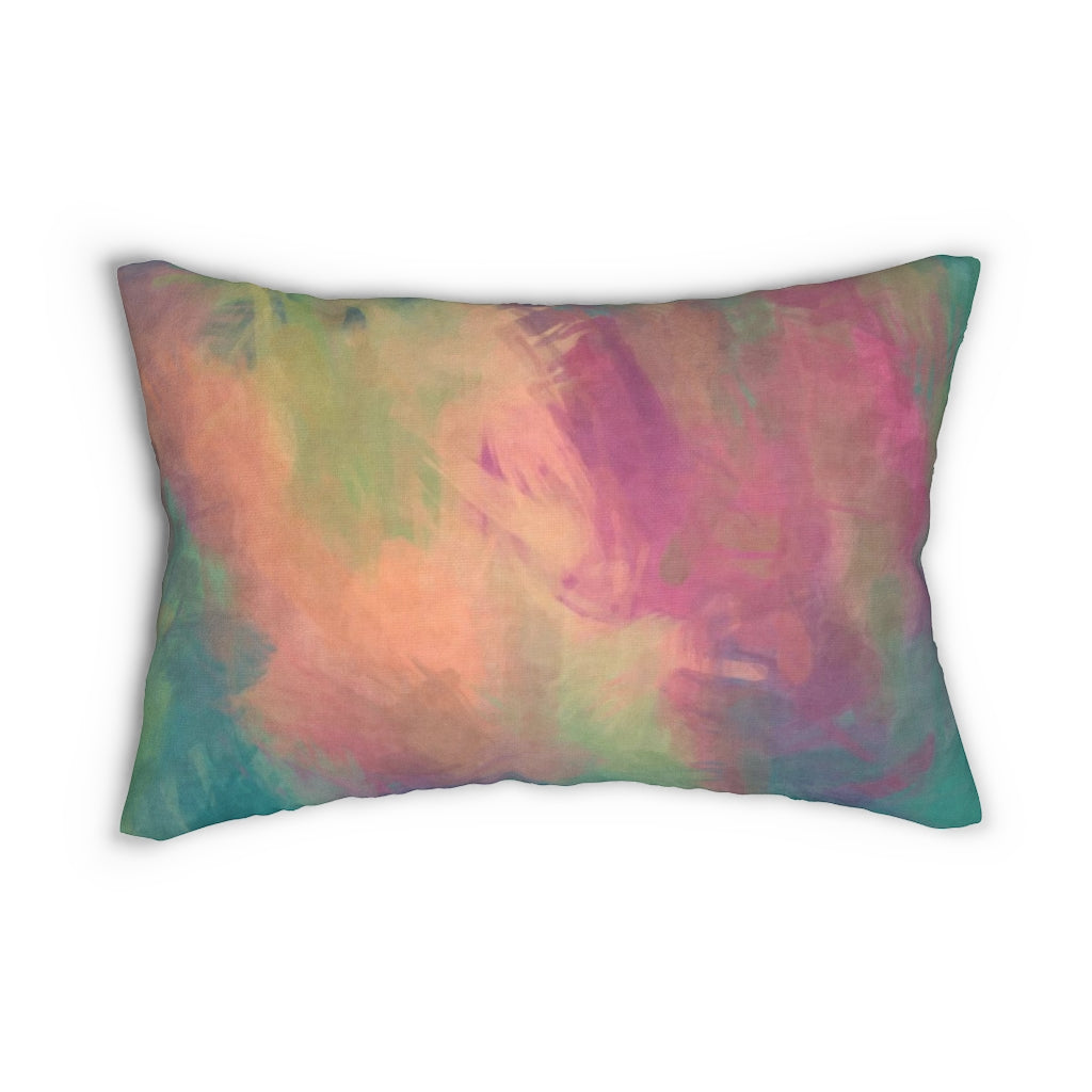 Lumbar rectangle throw pillow