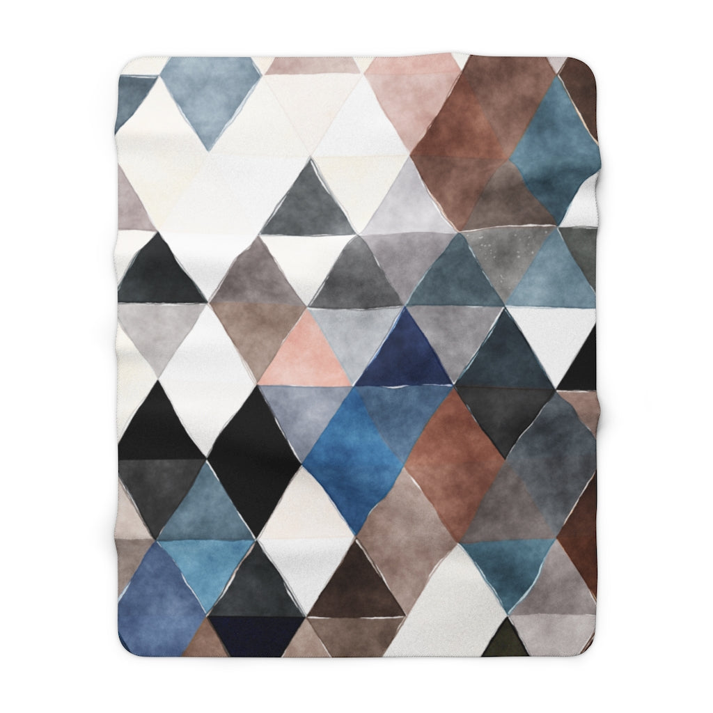sherpa fleece throw blanket
