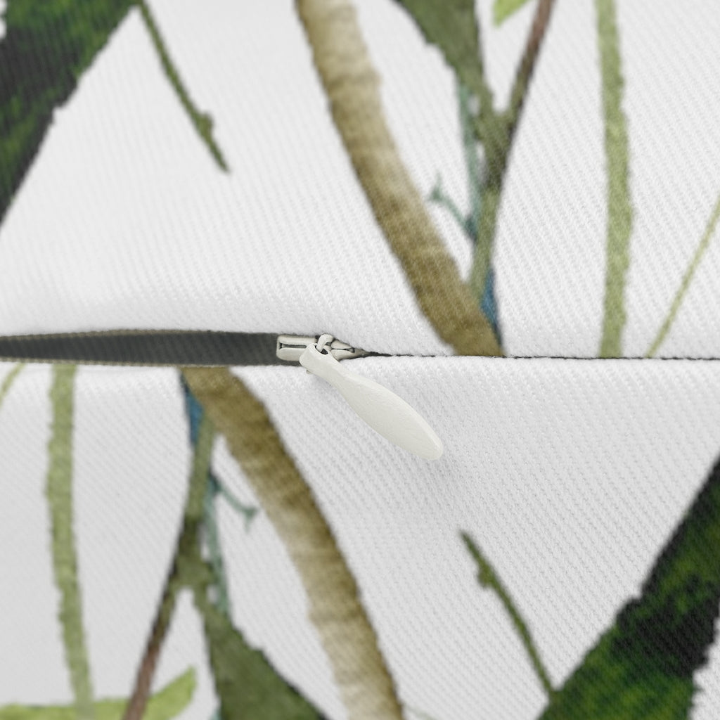 Floral Boho Lumbar Pillow | Pink Green White