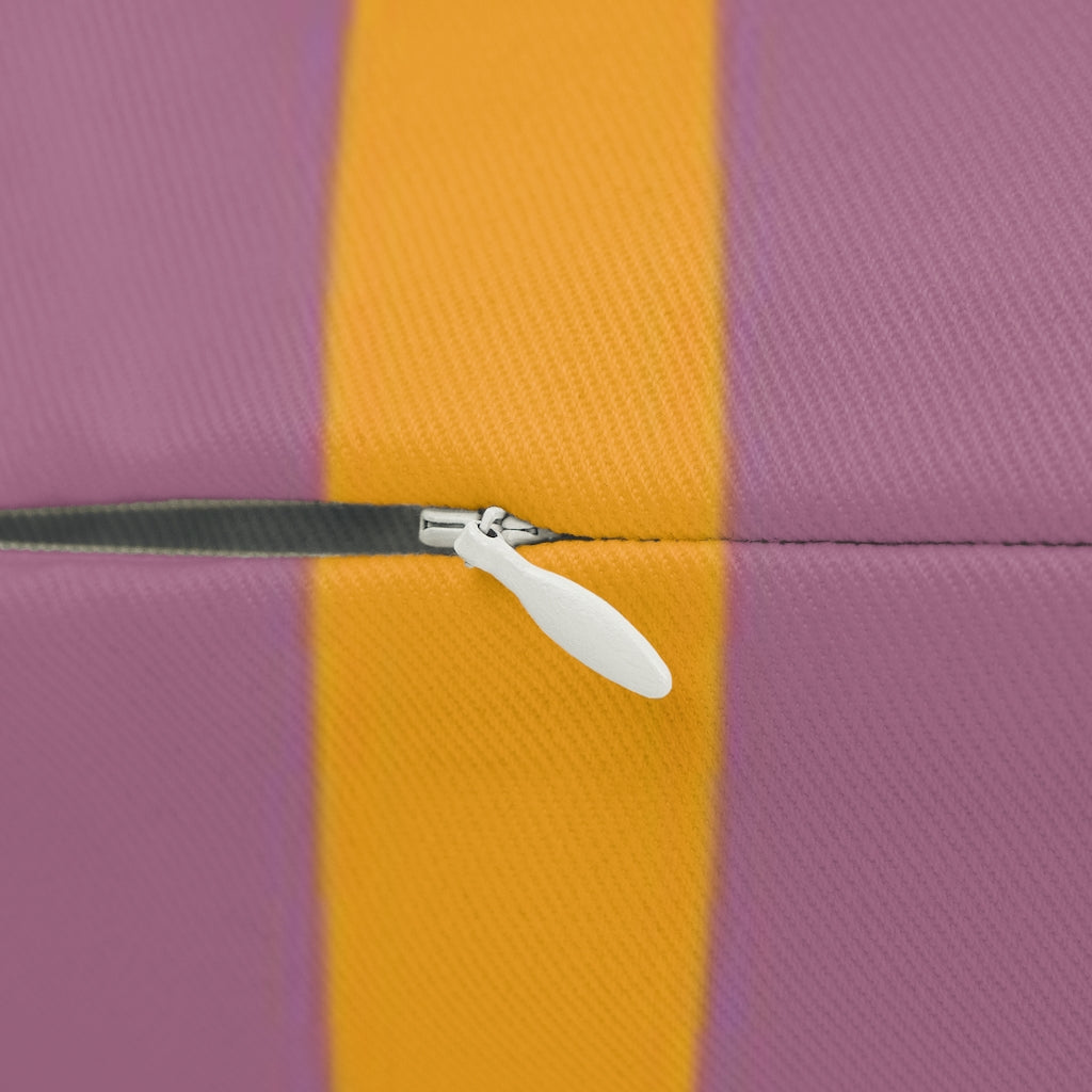 Retro Boho Lumbar Pillow | Purple Orange Butterfly