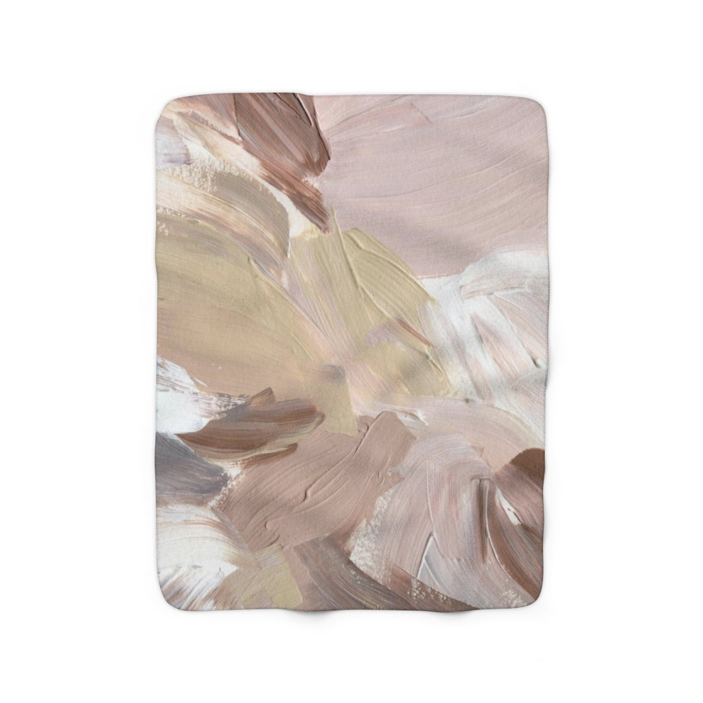 modern abstract cozy blanket