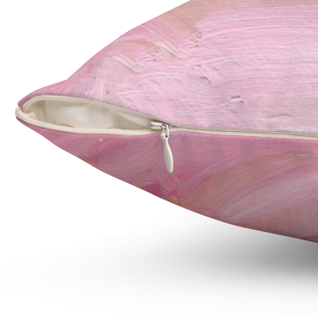 Abstract Pillow Cover | Pink Cotton Candy