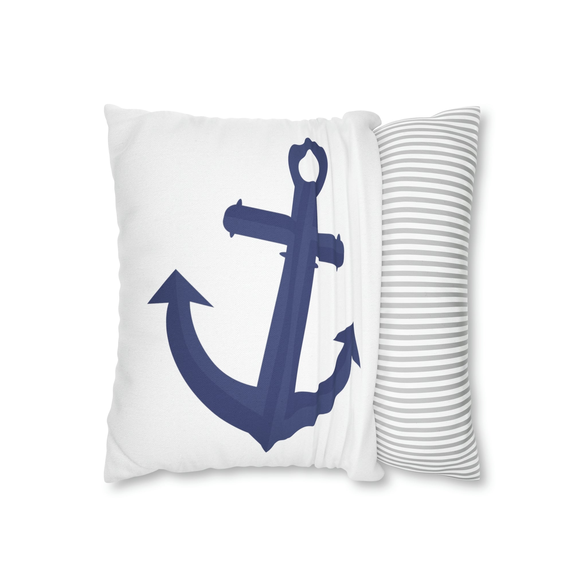 Boho Pillow Cover | Blue Anchor