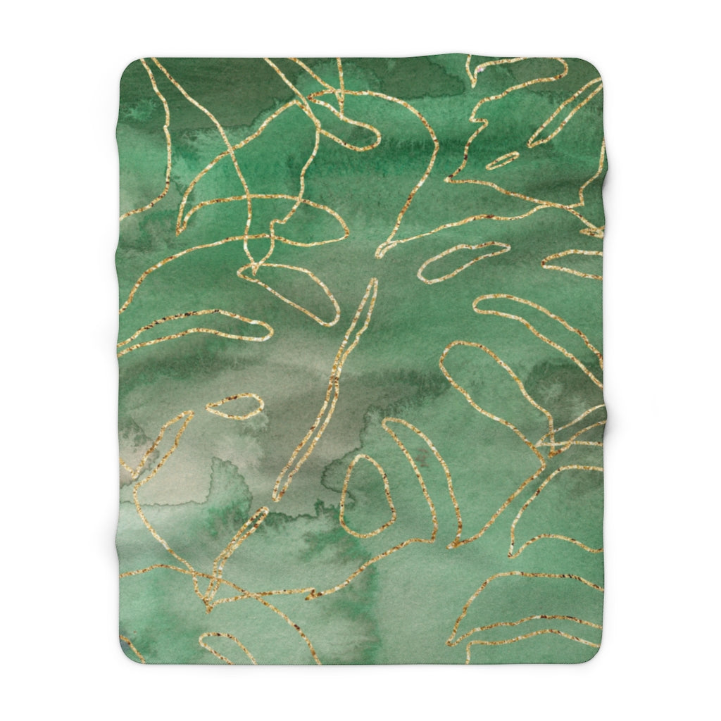 sherpa fleece throw blanket