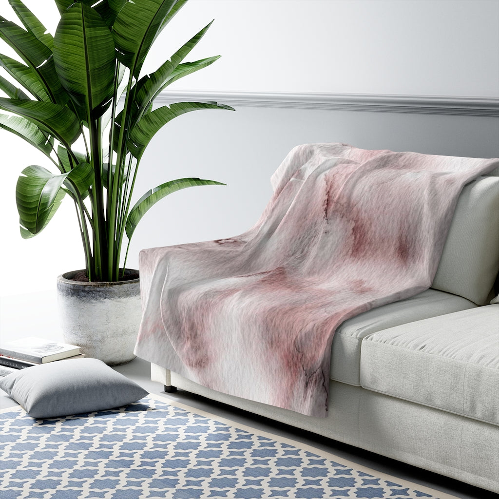 sherpa fleece throw blanket