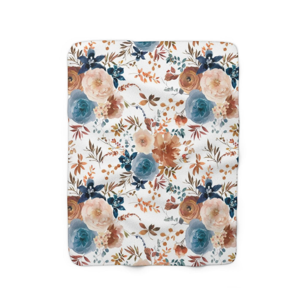 modern abstract cozy blanket