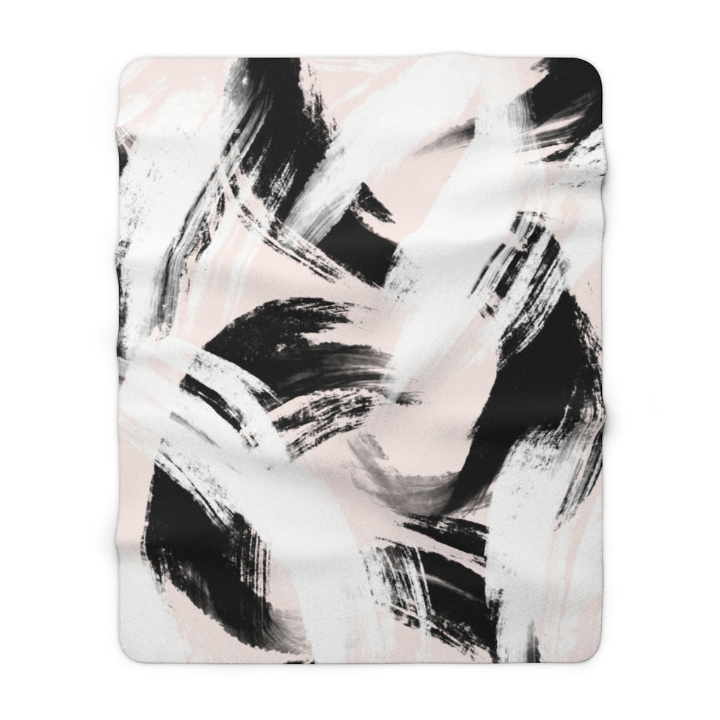 sherpa fleece throw blanket