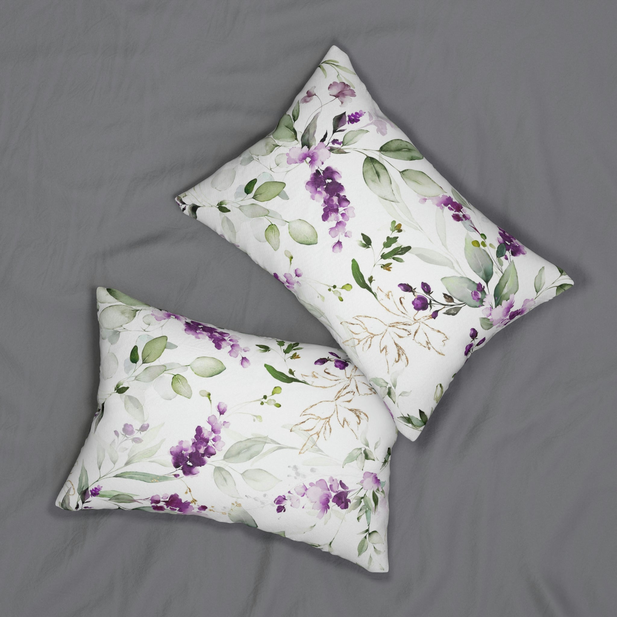 Lumbar Pillow | Lavender Spring Garden