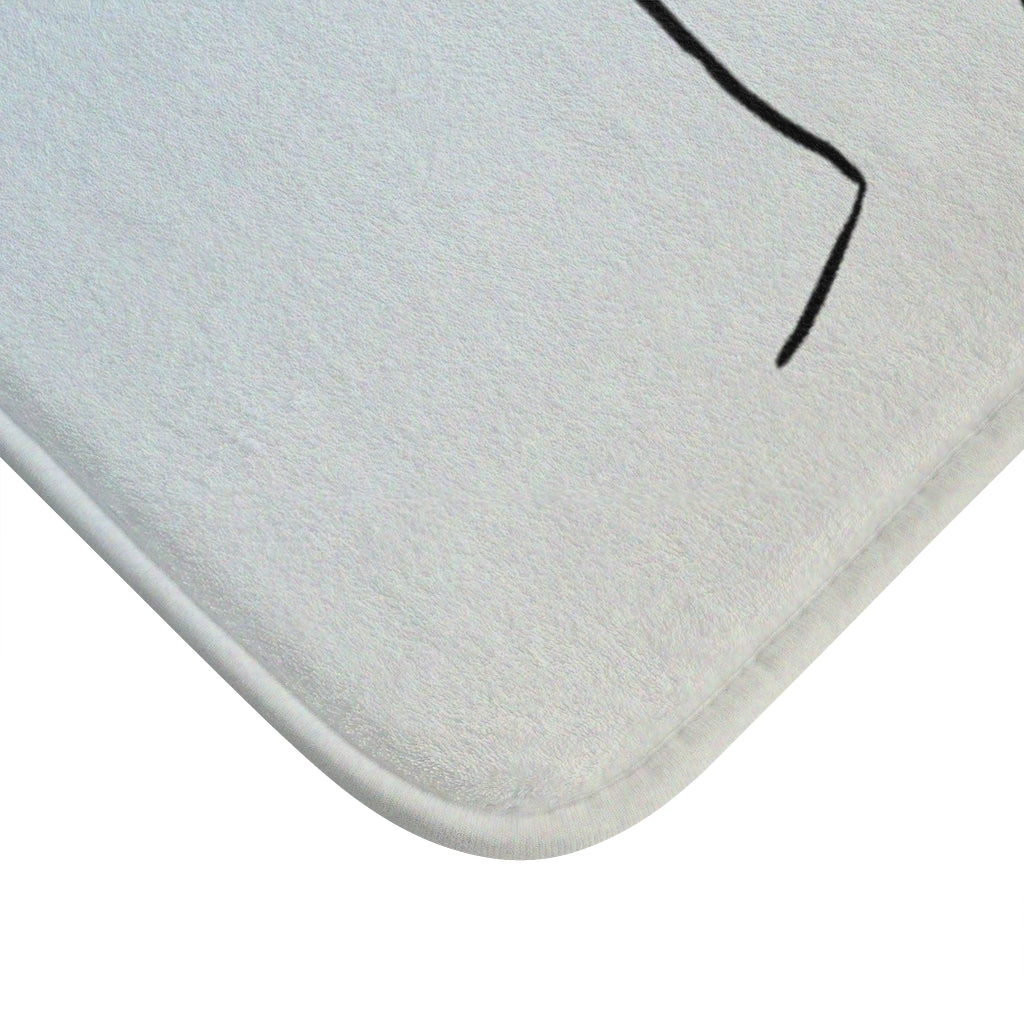 Bath Mat | Boho Female Line Art