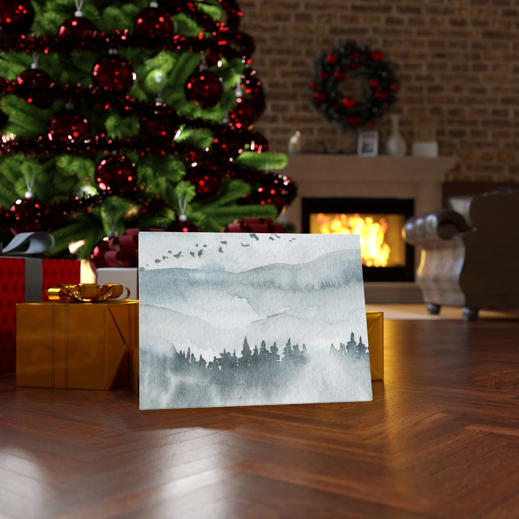 Nature Wall Canvas Art | Gray Woodlands
