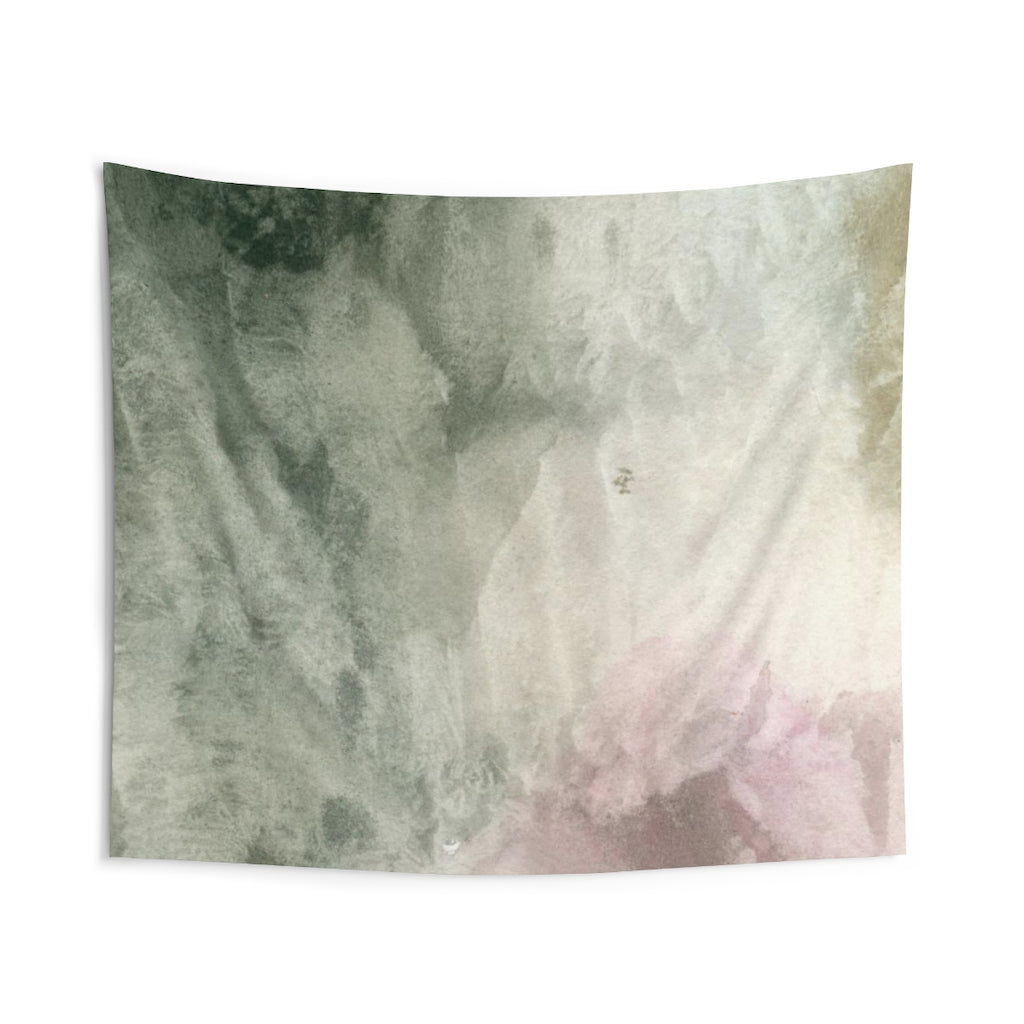 Abstract Tapestry | Green Purple Ombre