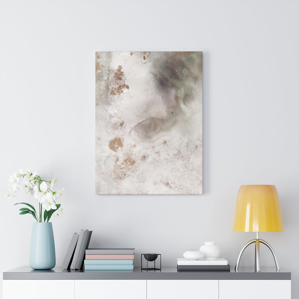 ABSTRACT WALL CANVAS ART | Beige Brown Black