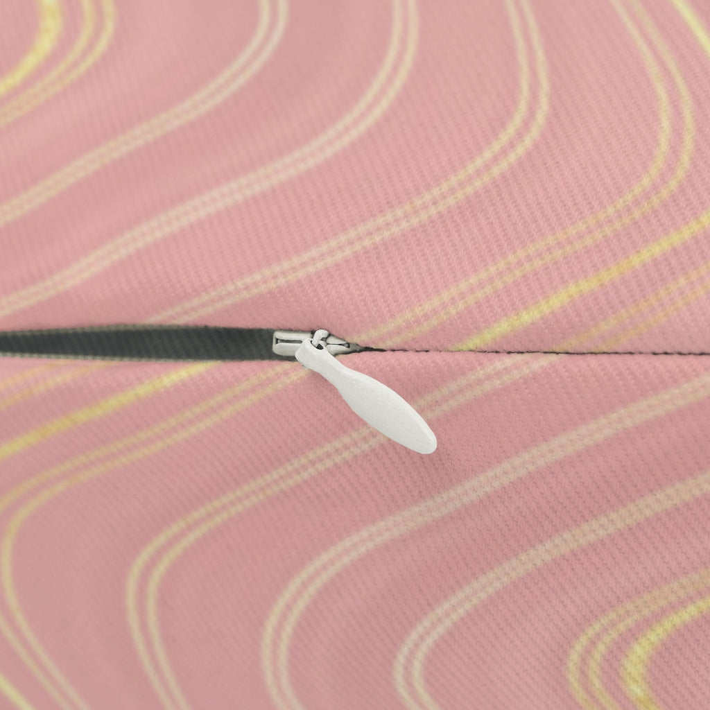 Abstract Boho Lumbar Pillow | Blush Pink