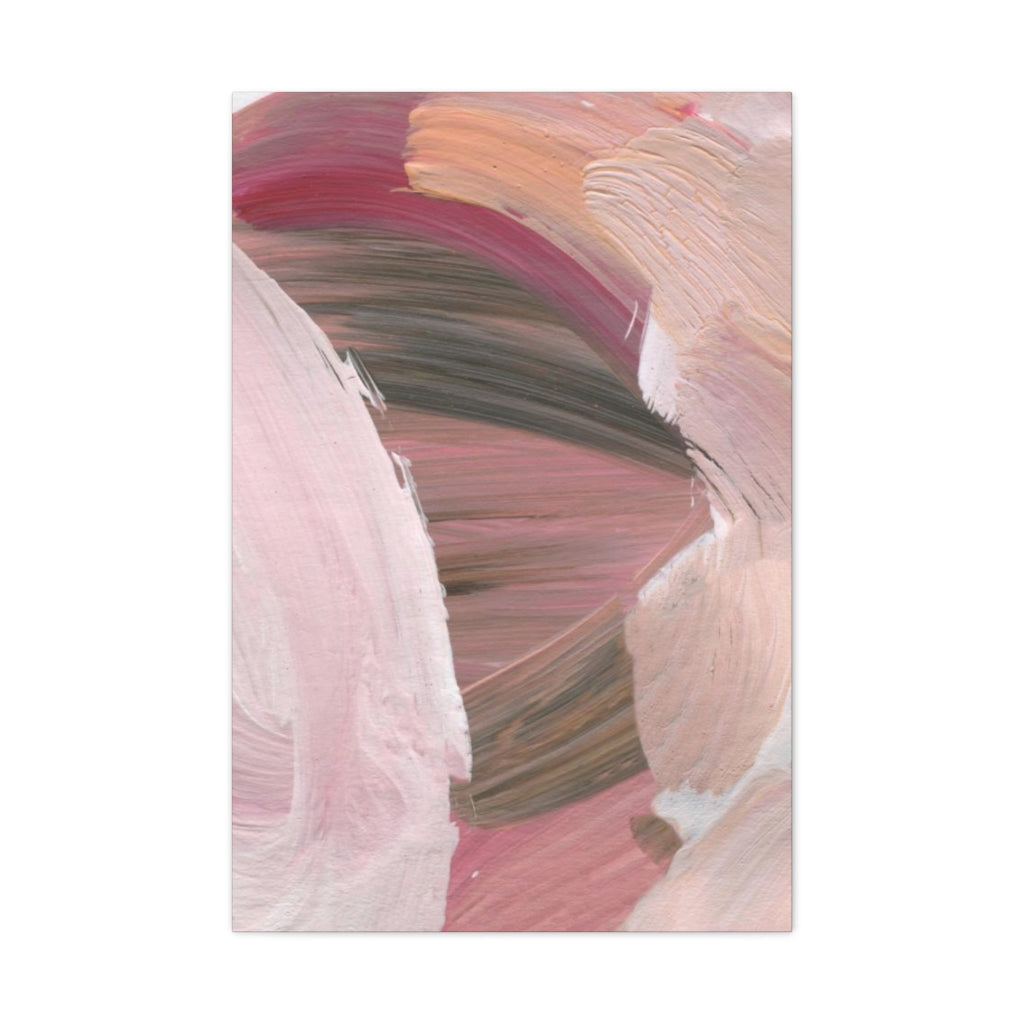 Abstract Canvas Wall Art | Blush Pink