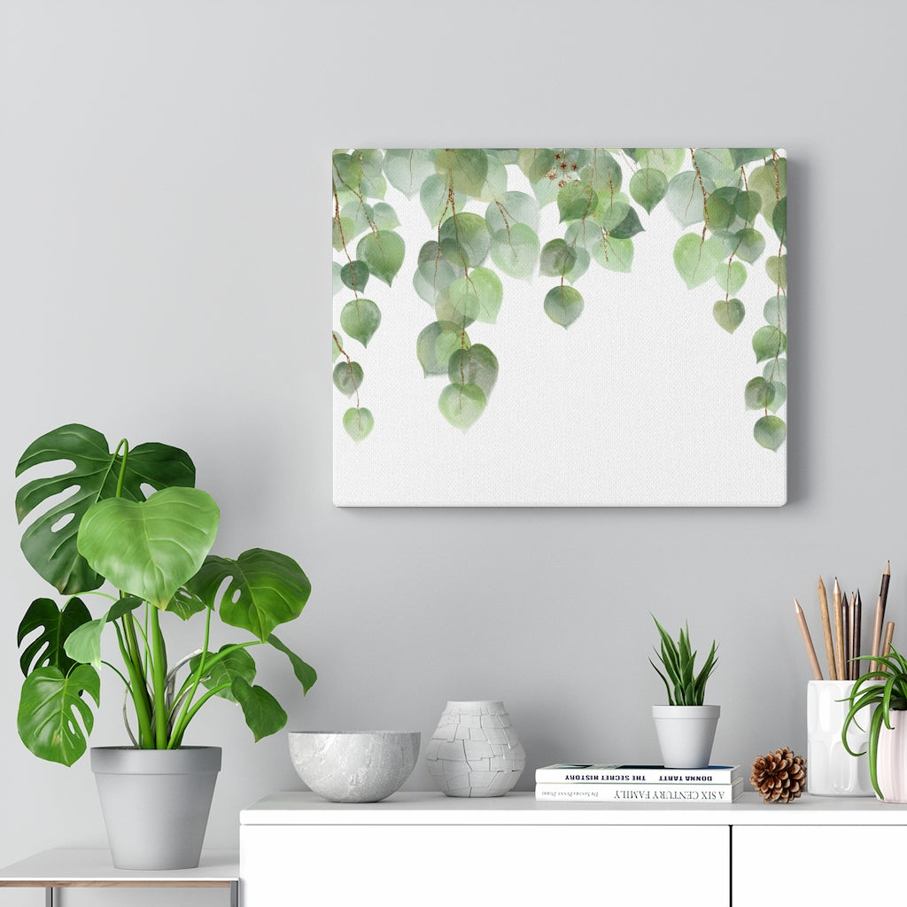 Eucalyptus Canvas Watercolor Wall Art