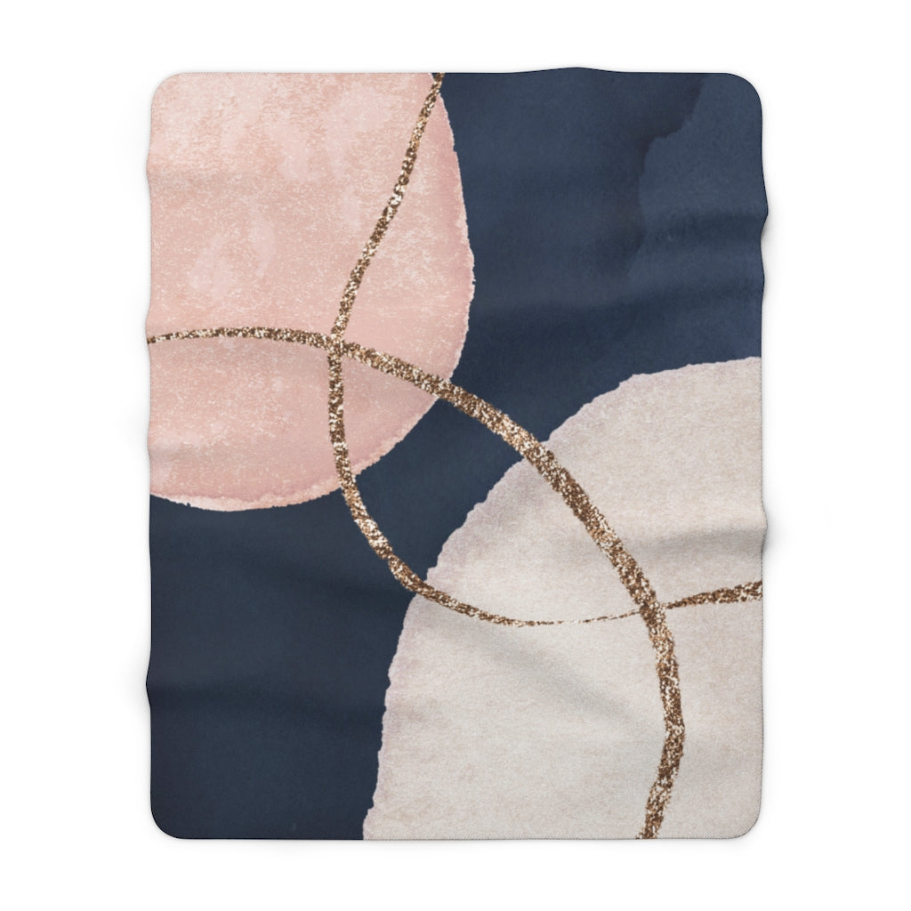 sherpa fleece throw blanket